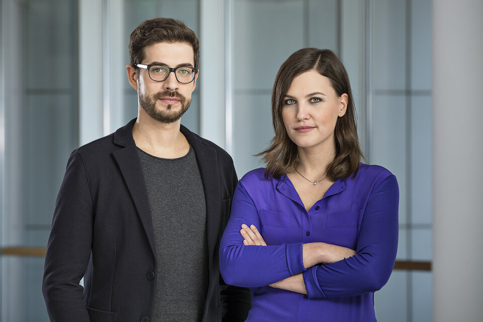 Porträt von Daniel Bröckerhoff und Hanna Zimmermann